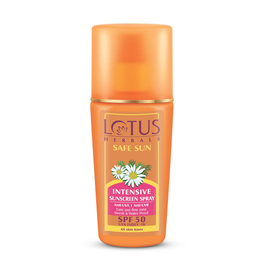 Lotus Safesun Intensive Sunscreen Spray Spf 50 Uva Index 16