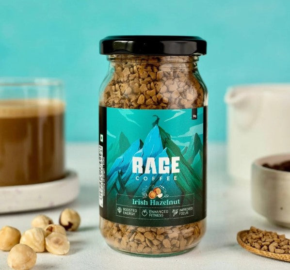 Rage Coffee Irish Hazelnut Instant Coffee - PUSHMYCART