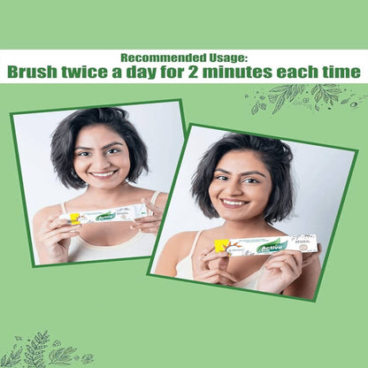 Dr. Morepen Active Smile Toothpaste with Bamboo Brush - PUSHMYCART