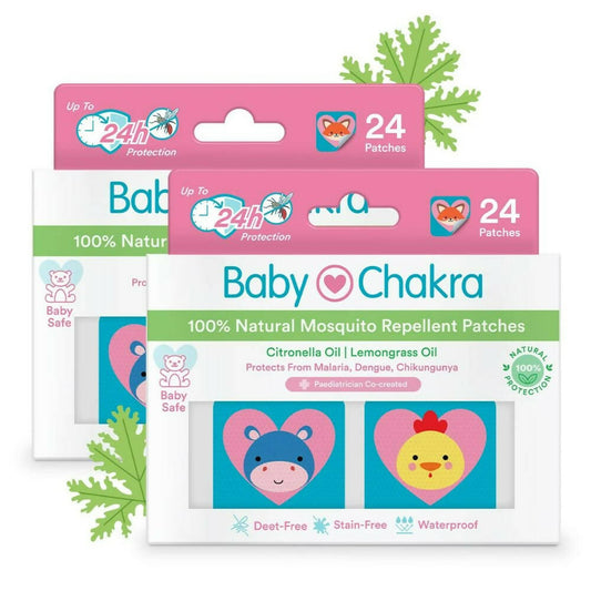 BabyChakra 100% Natural Mosquito Repellent Patches
