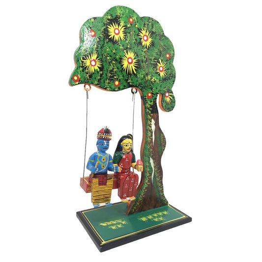 Radha Krishna Jhula - Kondapalli Toys - PUSHMYCART