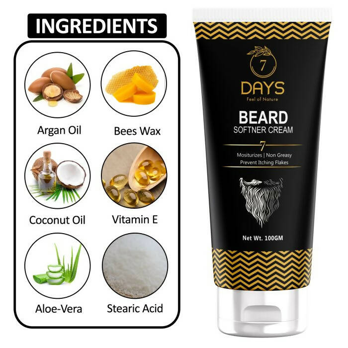 7 Days Beard Softener Cream 