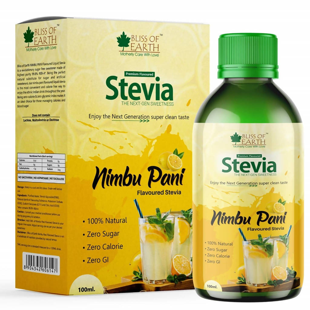 Bliss of Earth Flavour Liquid Stevia