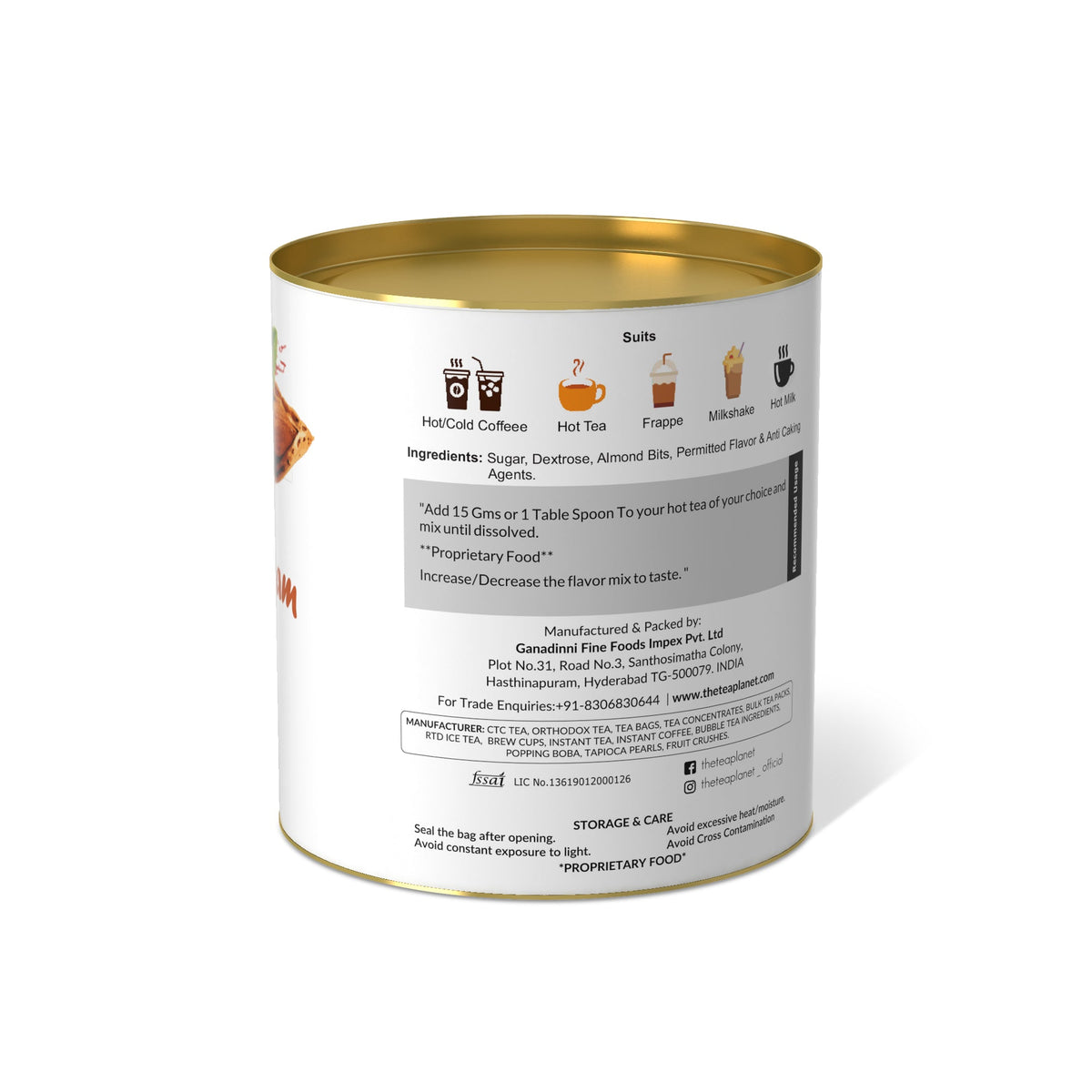The Tea Planet Kesar Badam Flavor Burst - PUSHMYCART