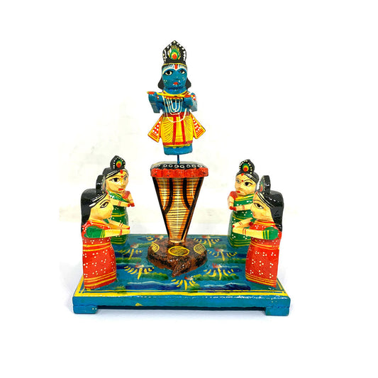 Krishna On Top Of Naga Kondapalli Bommalu