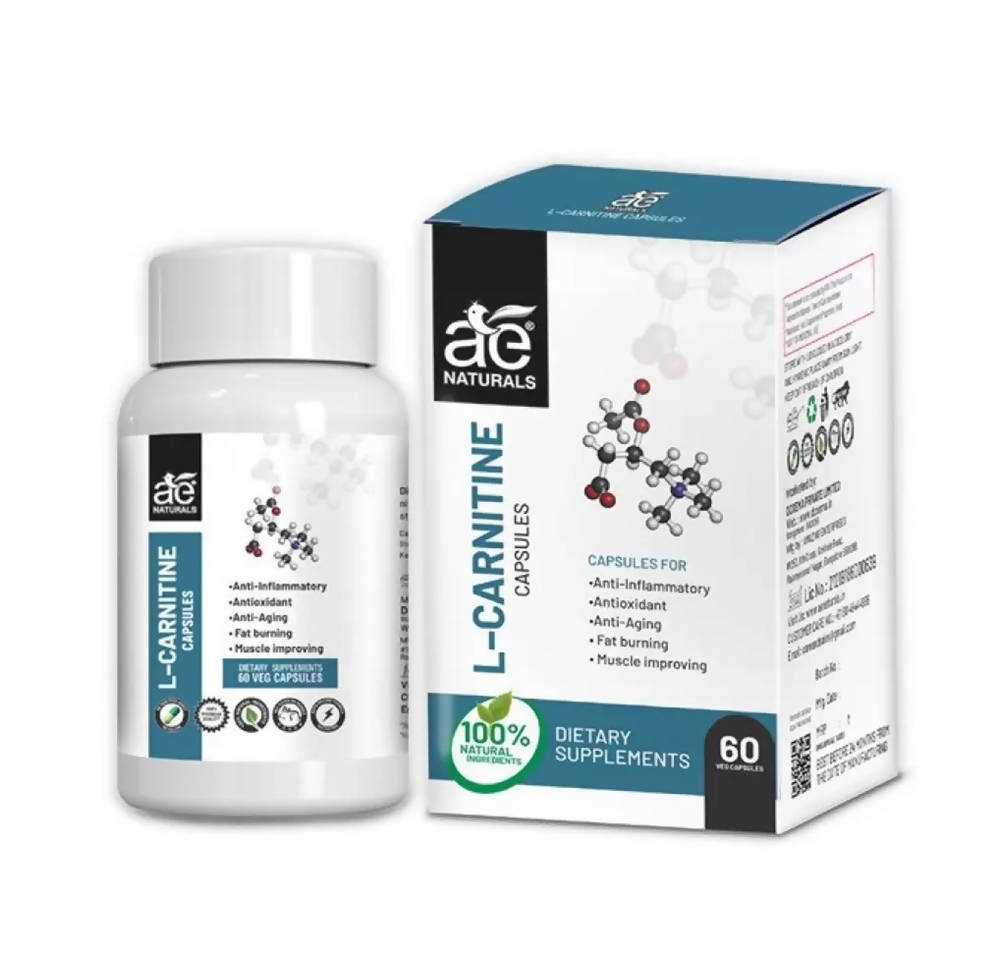 Ae Naturals L-Carnitine Capsules 60 Caps