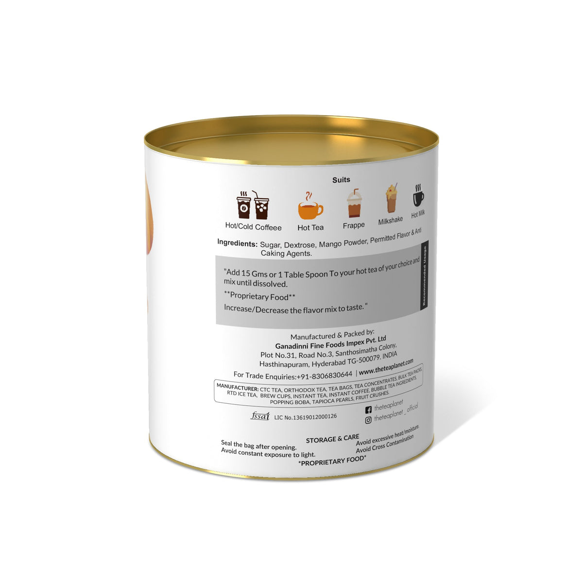 The Tea Planet Mango Flavor Burst - PUSHMYCART