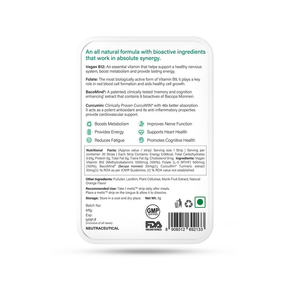 Wellbeing Nutrition Vegan Vitamin B12 