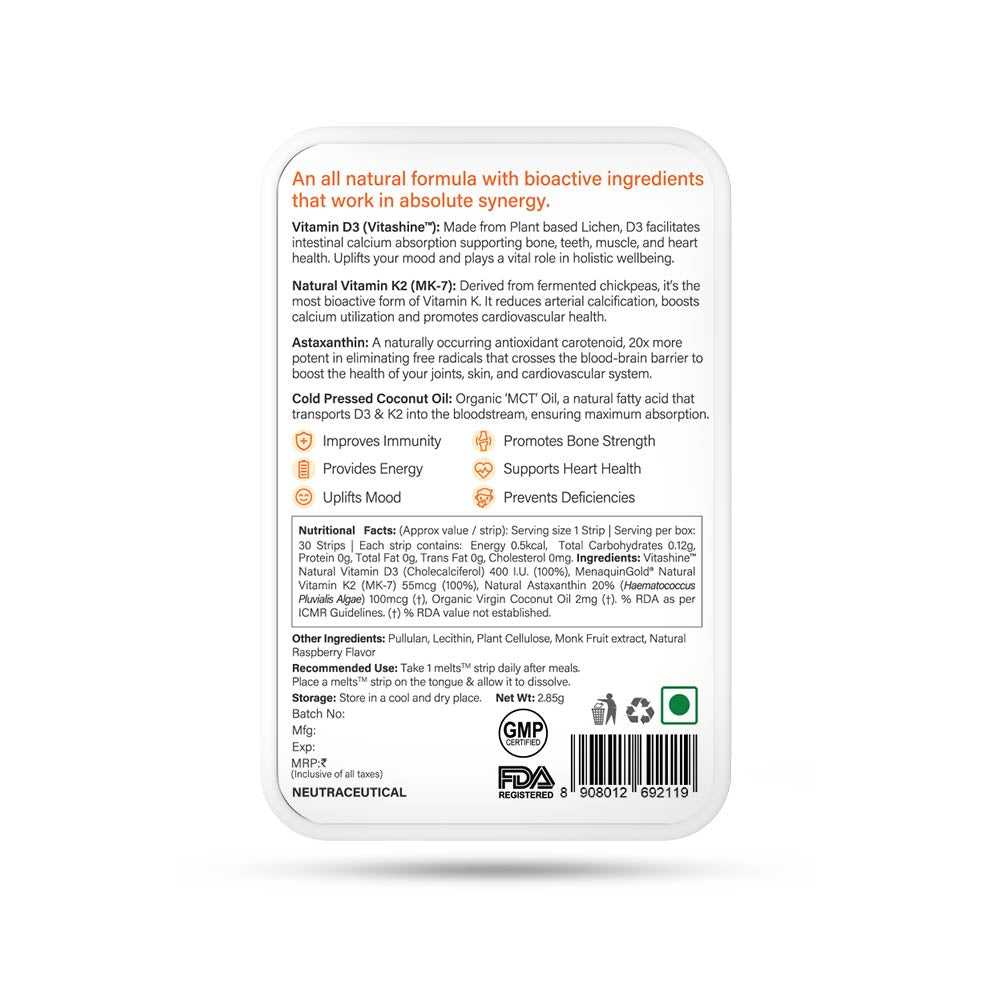 Wellbeing Nutrition Natural Vitamin D3 