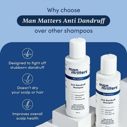 Man Matters 1% Ketoconazole Anti|Dandruff Shampoo