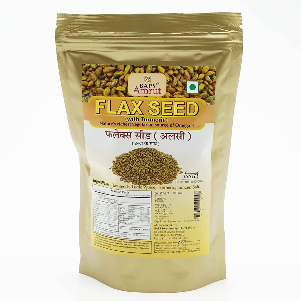 Baps Amrut Flax Seeds With Turmeric