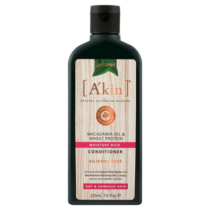 Akin Macadamia and Wheat Protein Moisture Rich Conditioner