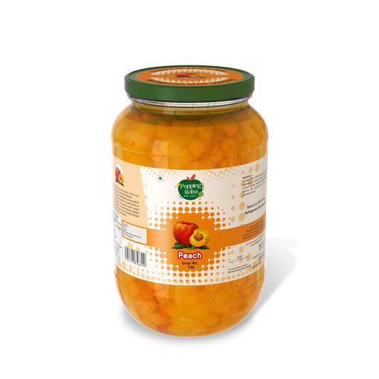 The Tea Planet Popping Boba - Peach - PUSHMYCART