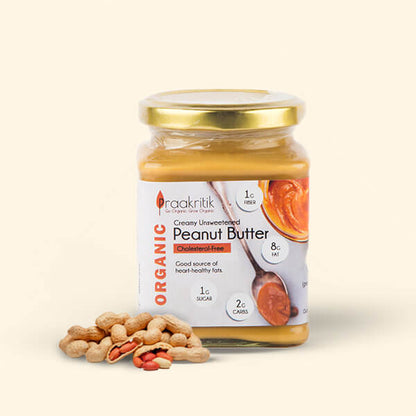 Praakritik Organic Peanut Butter Unsweetened