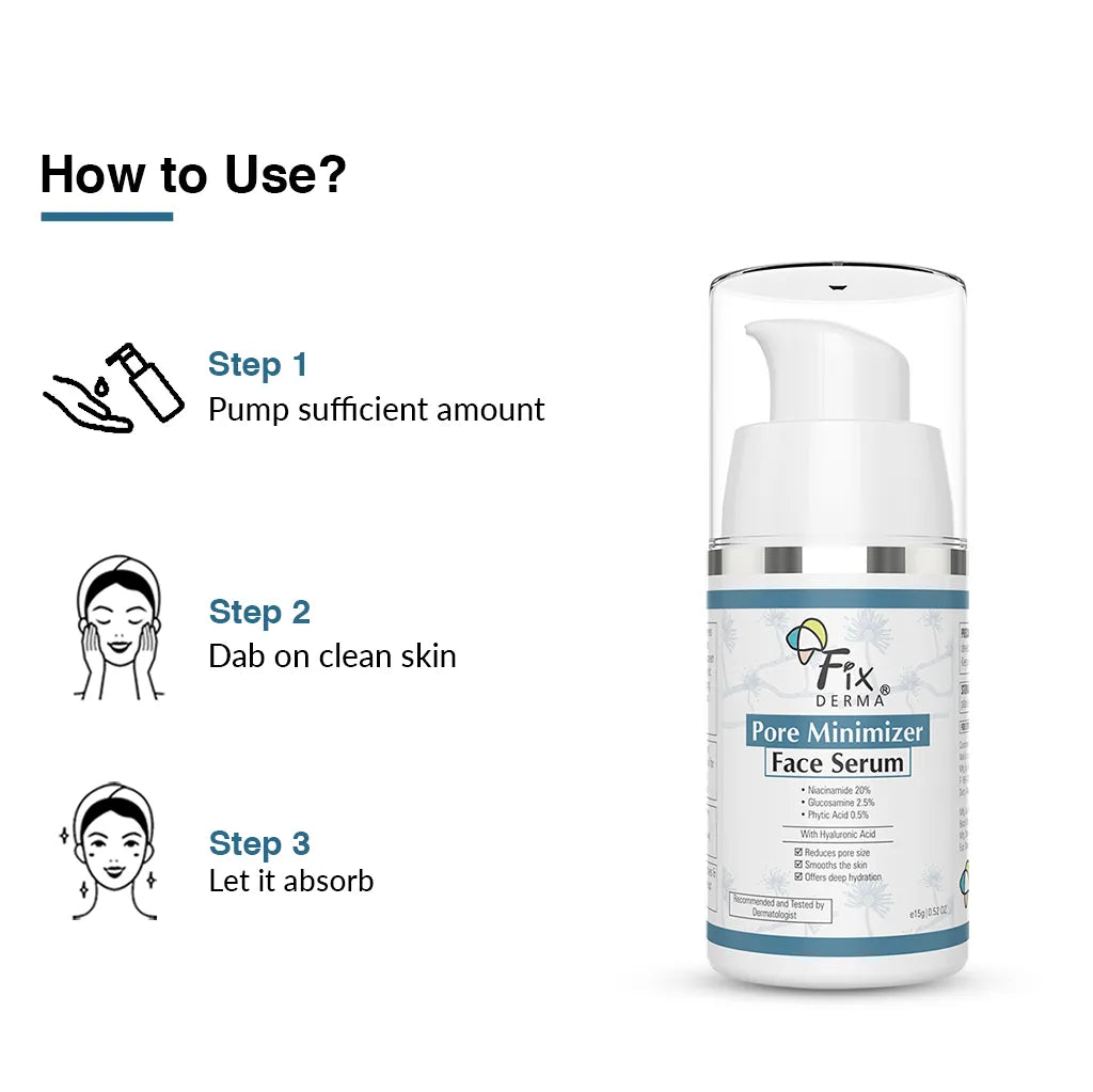 Fixderma Skincare Pore Minimizer Face Serum 