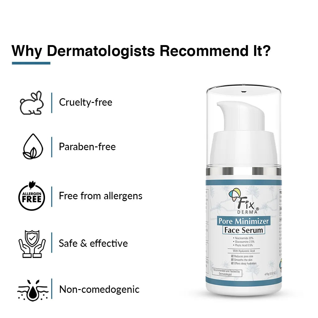 Fixderma Skincare Pore Minimizer Face Serum 