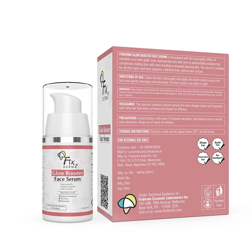Fixderma Skincare Glow Booster Face Serum 