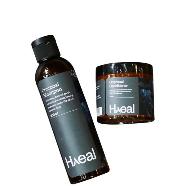 Haeal Charcoal Shampoo | Conditioner Combo