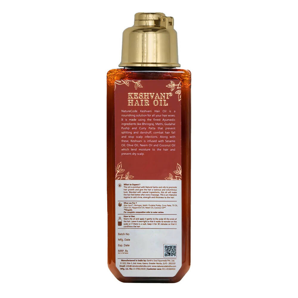 Nature Code Keshvani Hair Oil - PUSHMYCART