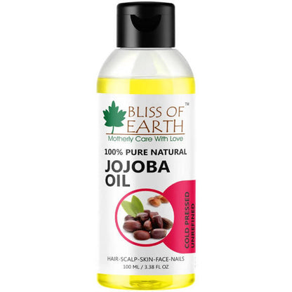 Bliss of Earth 100% Pure Natural Jojoba Oil