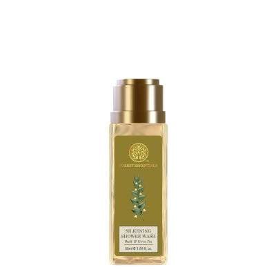 Forest Essentials Travel Size Silkening Shower Wash Oudh & Green Tea 50 ml