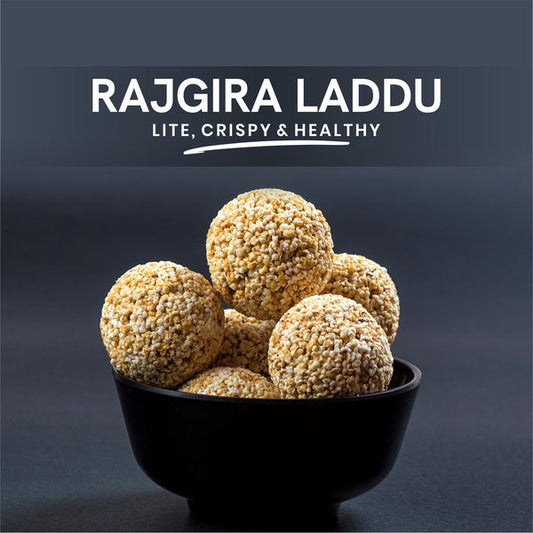 Stuti Khakhra Stuti's Rajgira Laddu 80g Indian Delightful Sweet Treat 12Pcs - PUSHMYCART