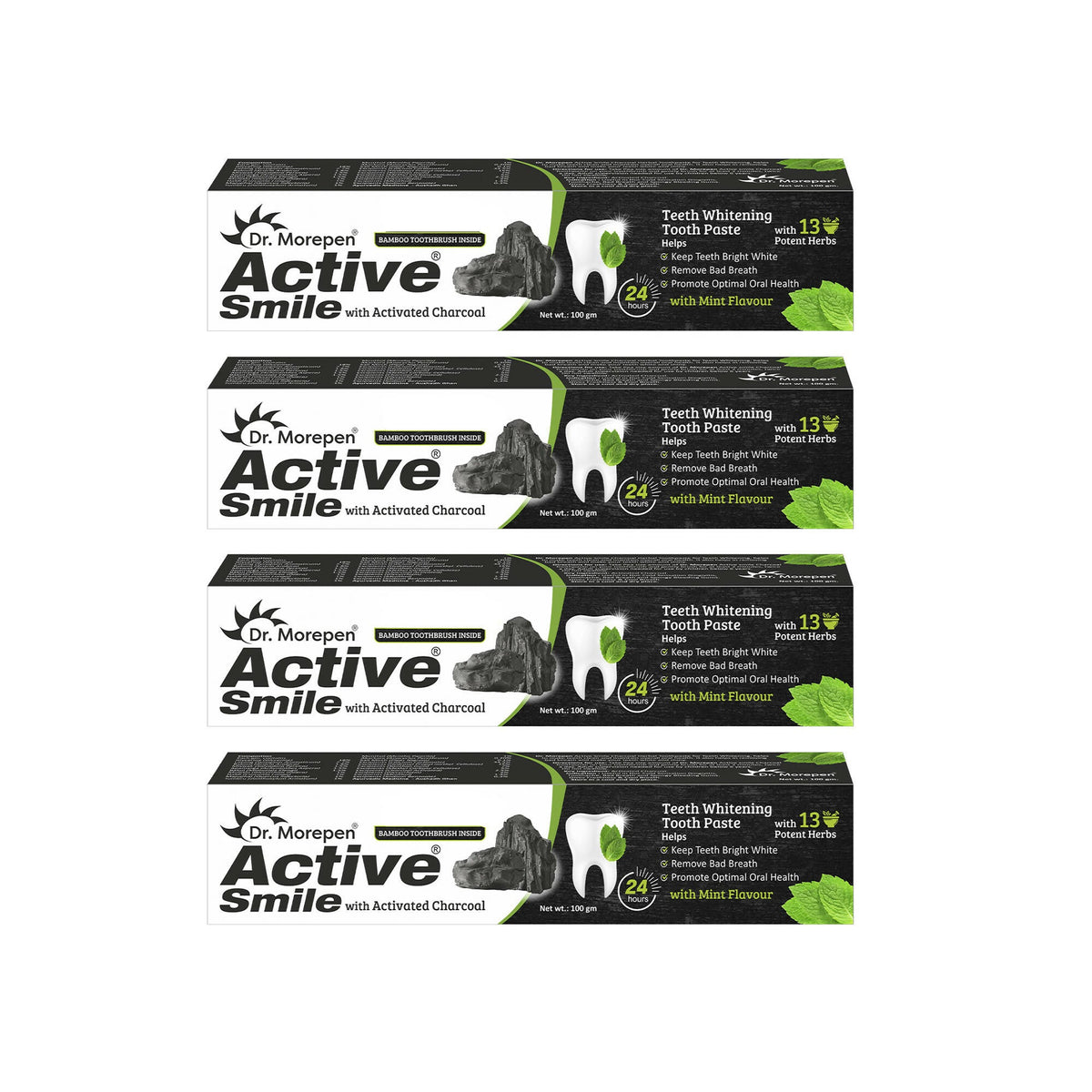 Dr. Morepen Active Smile Charcoal Toothpaste