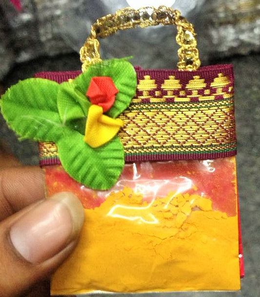Haldi Kumkum Set - 10gms - PUSHMYCART