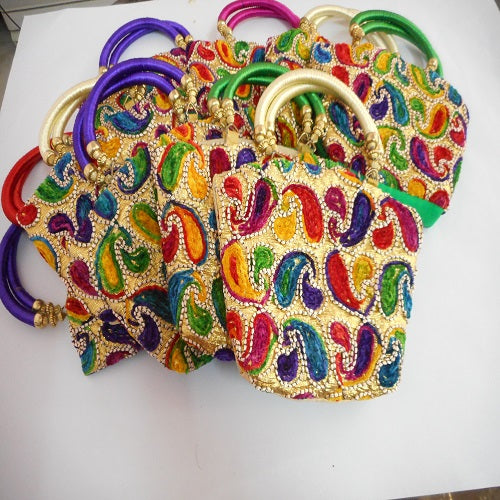 Multi Color Mango Design Bags - 120gms - PUSHMYCART