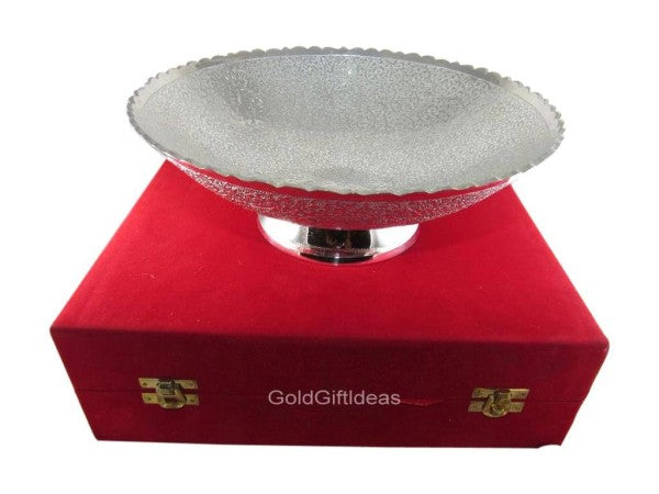 10 inch german silver bowl
