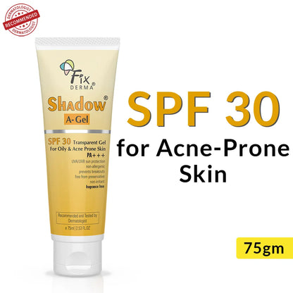 Fixderma Skincare Shadow Sunscreen A-Gel Spf 30 - PUSHMYCART