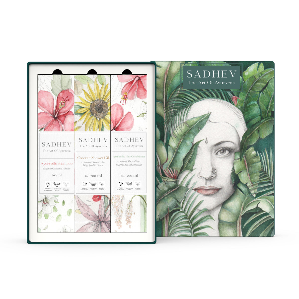 Sadhev Samudra The Shower Elixir Gift Box