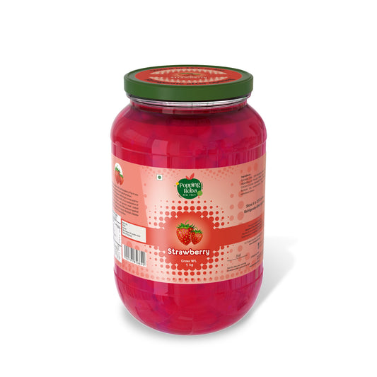 The Tea Planet Popping Boba - Strawberry - PUSHMYCART