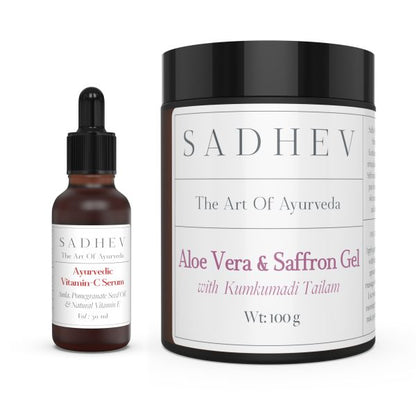 Sadhev The Ayurvedic Dull Skin Elixir 30ml + 100g