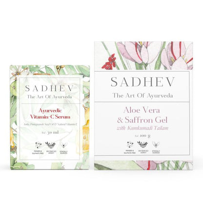 Sadhev The Ayurvedic Dull Skin Elixir 30ml + 100g