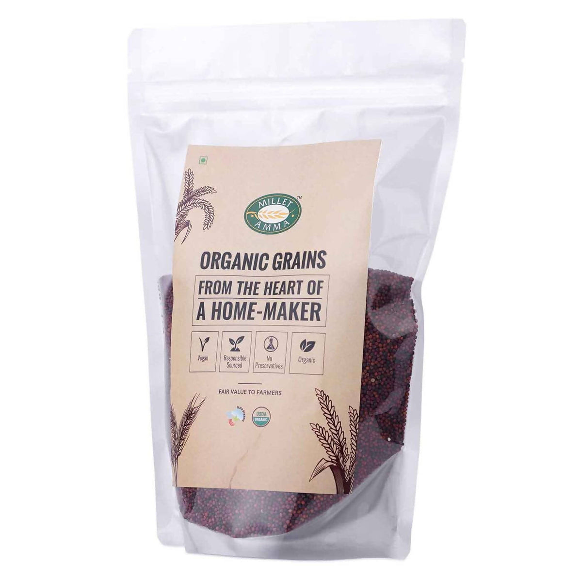 Millet Amma Organic Ragi Grains
