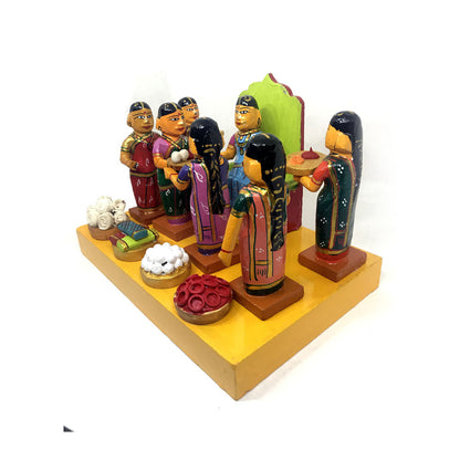 Seemantham - Kondapalli Bommalu - Village Theme - PUSHMYCART