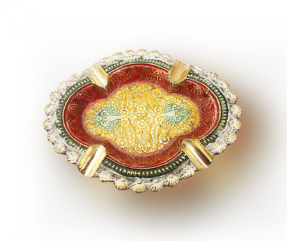 Brass Ashtray Ash Tray 0.26Kg - PUSHMYCART