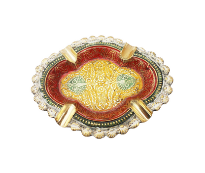 Brass Ashtray Ash Tray 0.26Kg - PUSHMYCART