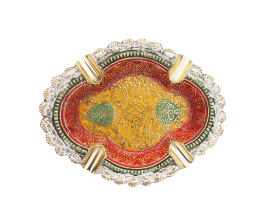 Brass Ashtray Ash Tray 0.26Kg - PUSHMYCART