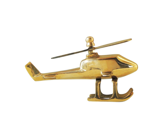 Brass Children Playing Helicopter 0.18Kg - PUSHMYCART