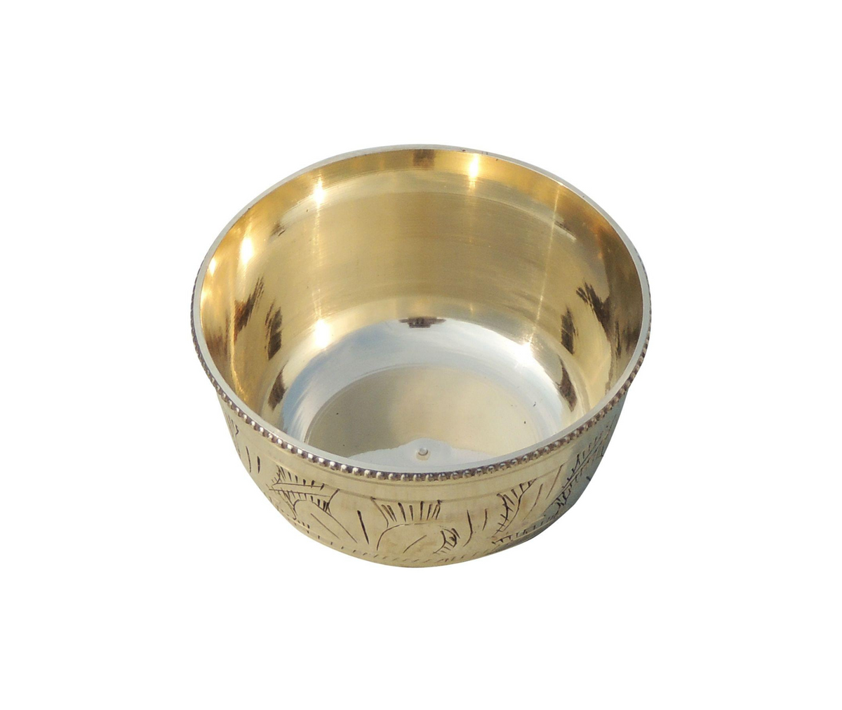 Brass Bowl Katori 0.18kg - PUSHMYCART