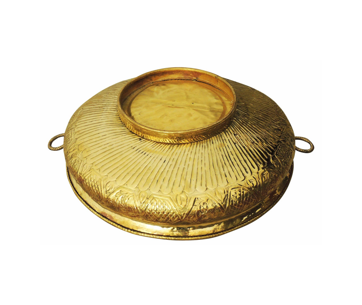 Brass Urli With Handwork 12.65Kg - PUSHMYCART