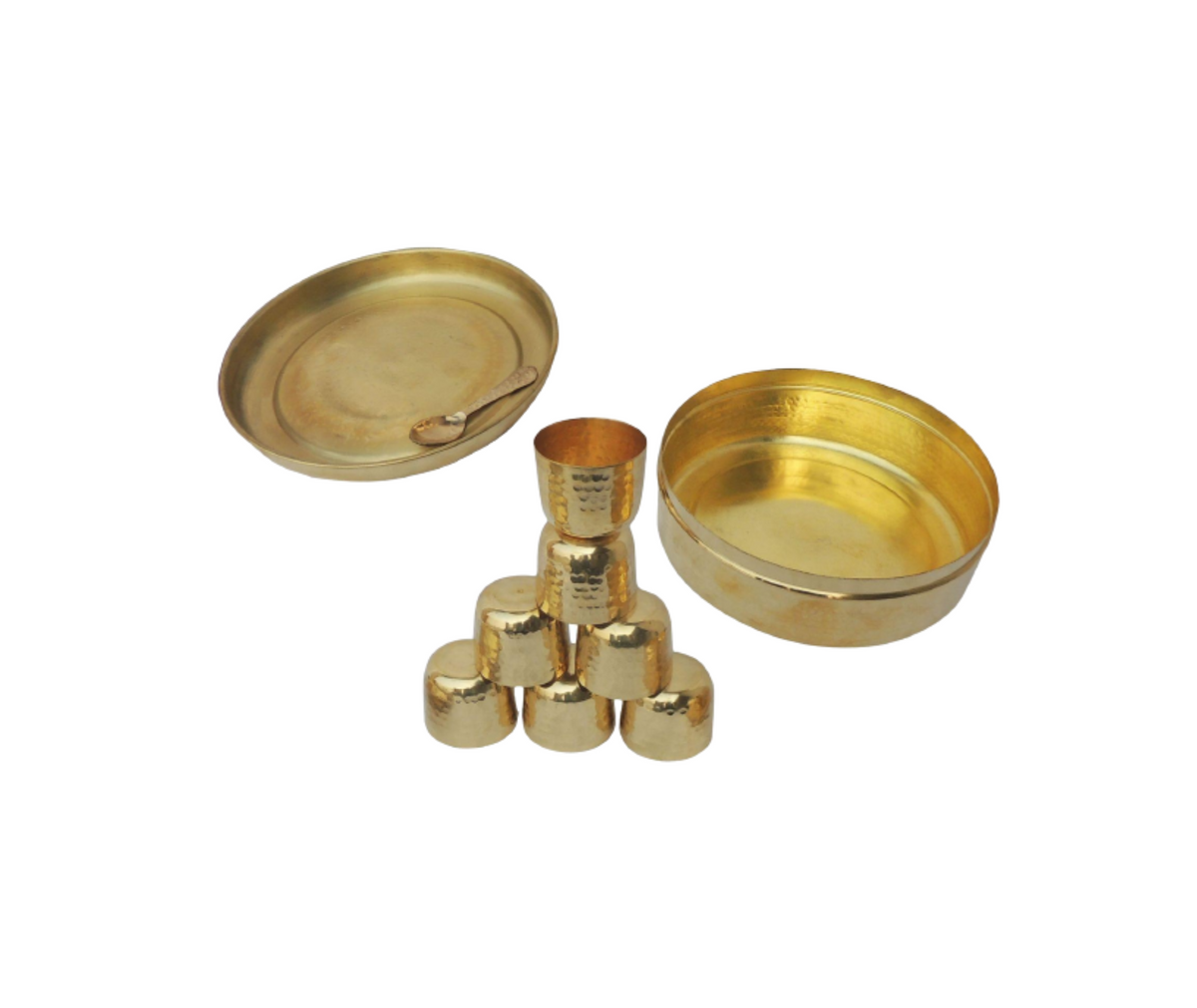 Brass Spice Masala Box 0.54Kg - PUSHMYCART