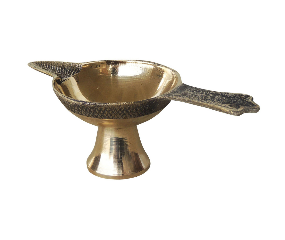 Brass Table Oil Lamp Deepak 0.1Kg - PUSHMYCART