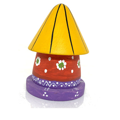 Village House Set of 2 - Kondapalli Bommalu - PUSHMYCART