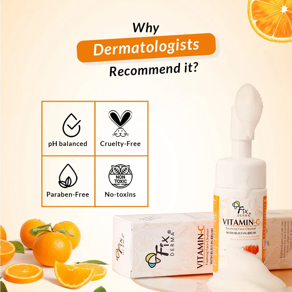 Fixderma Skincare Vitamin C Foaming Face Cleanser