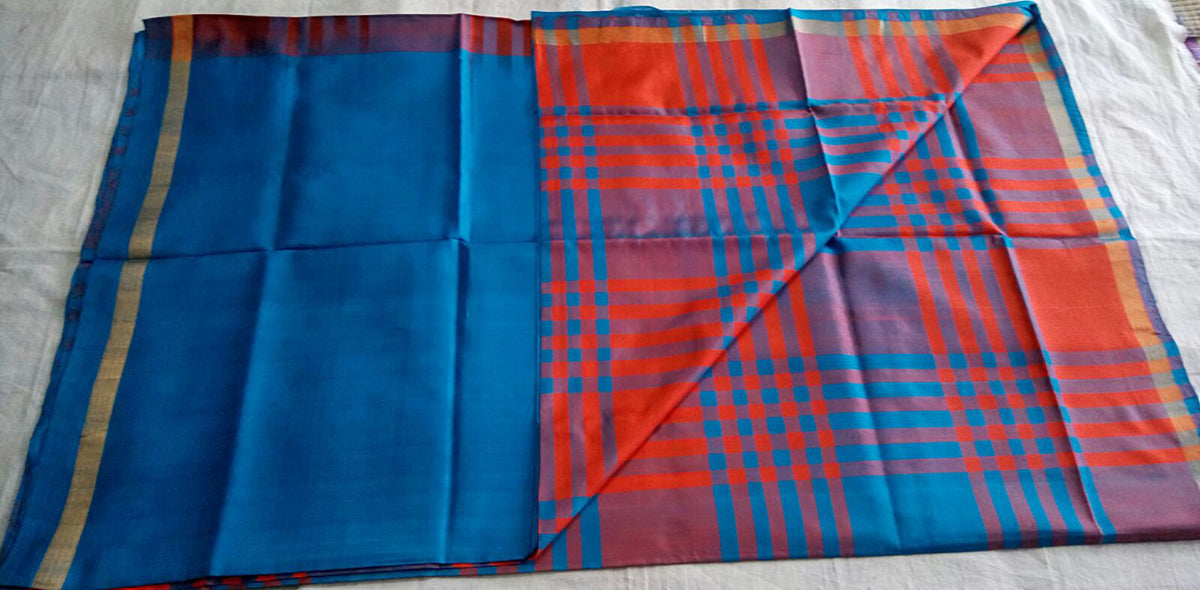 Soundrya Anand With Red Color Saree - PUSHMYCART