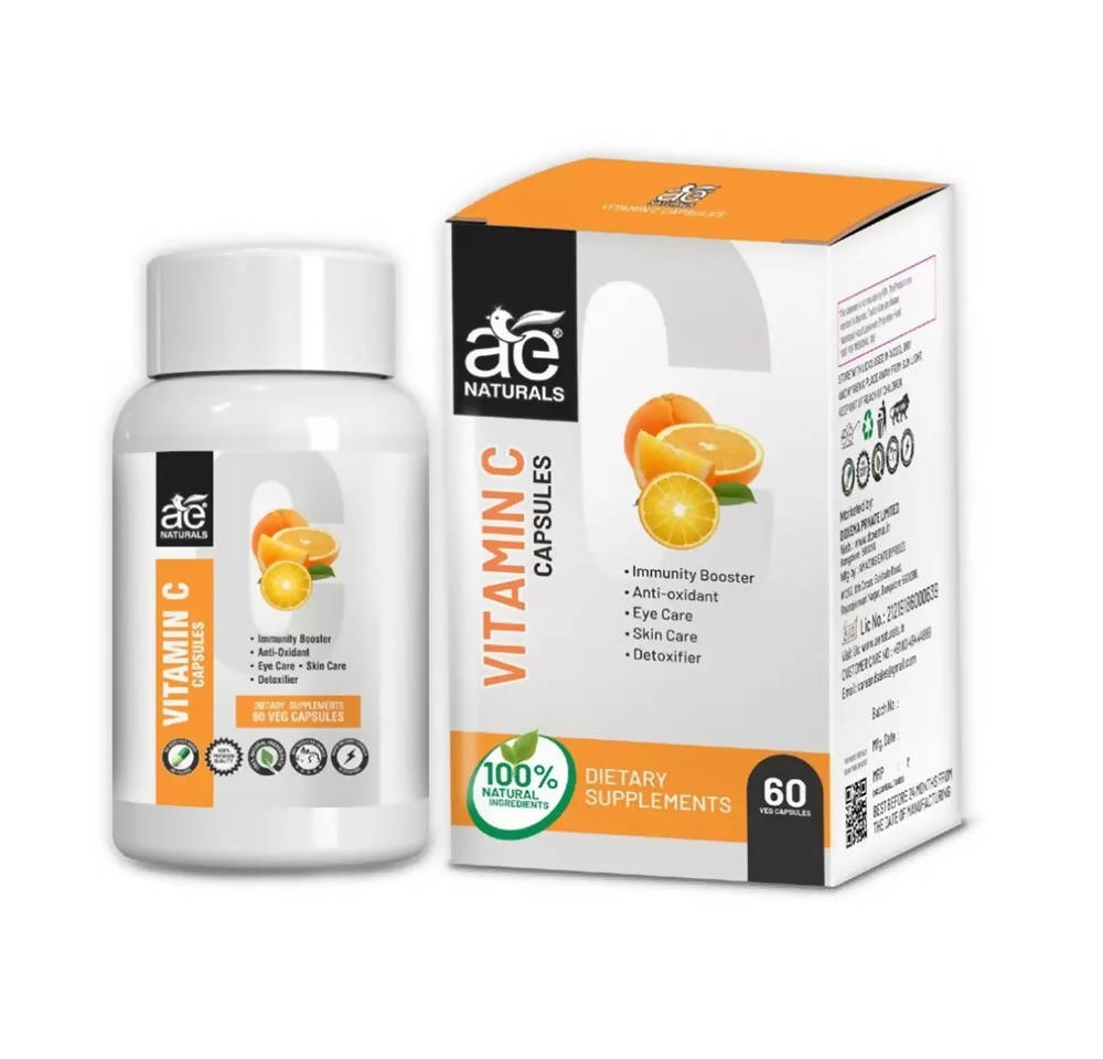 Ae Naturals Vitamin C Capsules 60 Caps