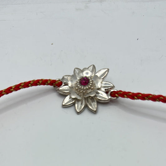 Pure Silver Plain Rakhis Assorted Each 1 - PUSHMYCART